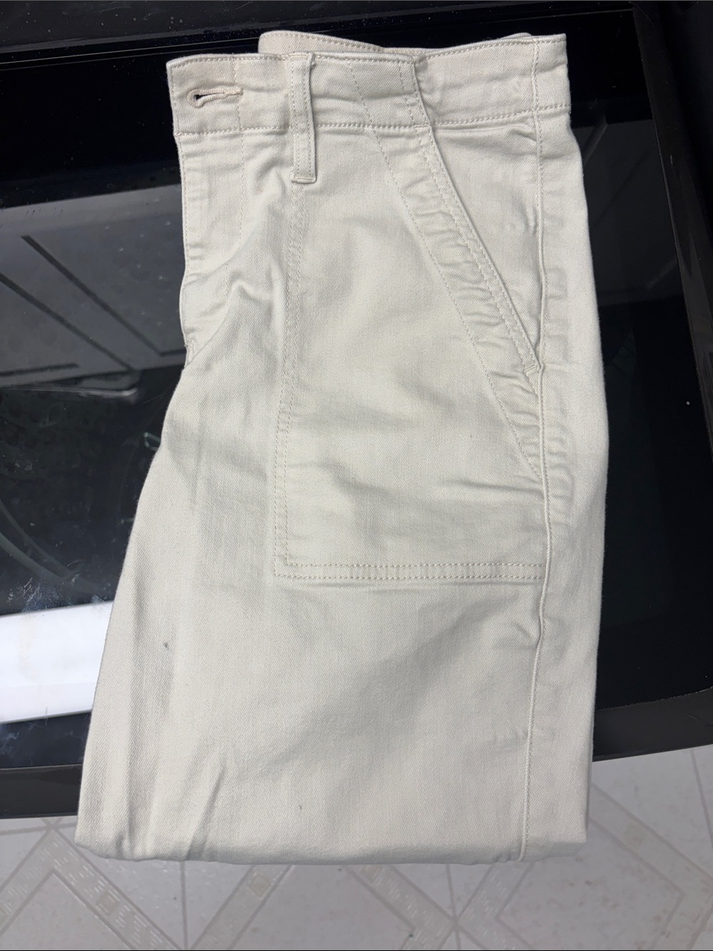 Cabi Cream Casual Pants
